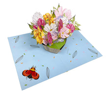 Load image into Gallery viewer, Cosmos Gorgeous Flowers - WOW 3D Pop Up Greeting Card