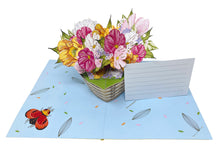 Load image into Gallery viewer, Cosmos Gorgeous Flowers - WOW 3D Pop Up Greeting Card