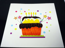 Load image into Gallery viewer, Birthday Cake Quilling Card