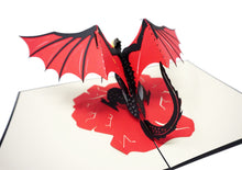 Load image into Gallery viewer, Dragon Fire - WOW 3D Pop Up Card

