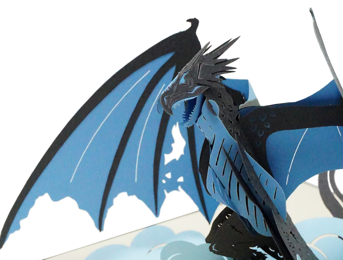 Ice Dragon - WOW 3D Pop Up Card - Image 4