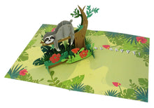 Load image into Gallery viewer, Fun Sloth Don't Hurry - 3D Pop Up Card