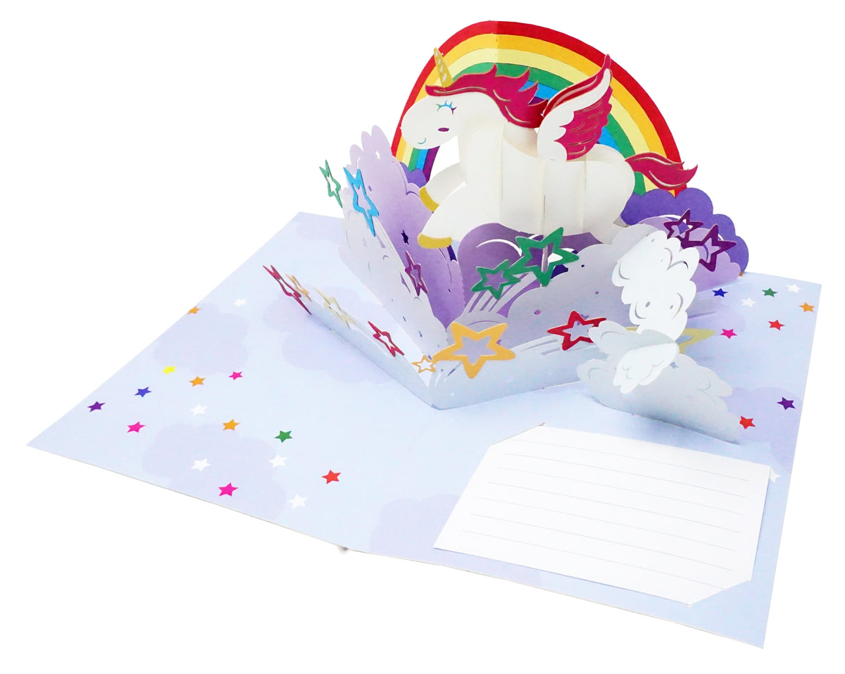 Be a Unicorn - WOW 3D Pop Up Greeting Card - Image 2