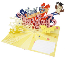 Load image into Gallery viewer, Whoohoo You Did It - WOW 3D Pop Up Card