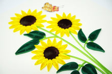 Load image into Gallery viewer, Sunflower Quilling Card