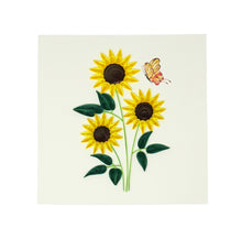 Load image into Gallery viewer, Sunflower Quilling Card