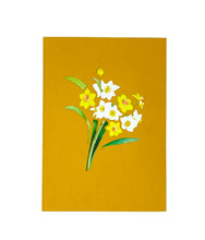 Load image into Gallery viewer, Gorgeous Daffodil Flower - WOW 3D Pop Up Greeting Card
