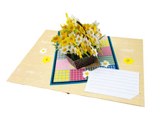Load image into Gallery viewer, Gorgeous Daffodil Flower - WOW 3D Pop Up Greeting Card