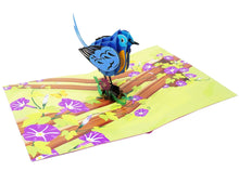 Load image into Gallery viewer, Eastern Bluebird - WOW 3D Pop Up Greeting Card
