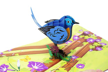 Load image into Gallery viewer, Eastern Bluebird - WOW 3D Pop Up Greeting Card
