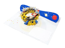 Load image into Gallery viewer, Rocket Spacecraft - WOW 3D Pop Up Greeting Card