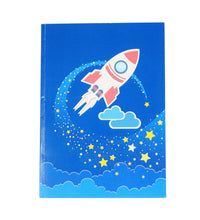 Load image into Gallery viewer, Rocket Spacecraft - WOW 3D Pop Up Greeting Card