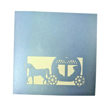 Load image into Gallery viewer, Horse Carriage - WOW 3D Pop Up Greeting Card