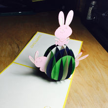 Load image into Gallery viewer, Little Bunnies - Pop Up Card