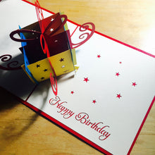 Load image into Gallery viewer, Birthday Gift Box - WOW Pop Up Card