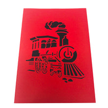Load image into Gallery viewer, Classic Steam Train - 3D Pop Up Greeting Card
