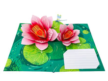 Load image into Gallery viewer, Water Lily - WOW 3D Pop Up Greeting Card
