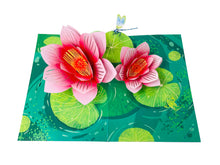 Load image into Gallery viewer, Water Lily - WOW 3D Pop Up Greeting Card