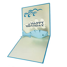 Load image into Gallery viewer, Whale Birthday - WOW 3D Pop Up Card
