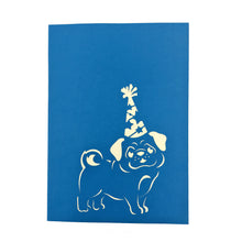 Load image into Gallery viewer, Birthday Pug - WOW 3D Pop Up Card