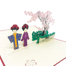Load image into Gallery viewer, Kimono Japan - WOW 3D Pop Up Greeting Card