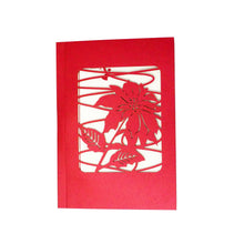 Load image into Gallery viewer, Poinsettia - Christmas Pop Up Card