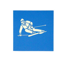 Load image into Gallery viewer, Skiing - WOW 3D Pop Up Greeting Card