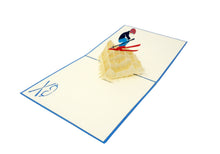 Load image into Gallery viewer, Skiing - WOW 3D Pop Up Greeting Card