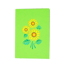Load image into Gallery viewer, Shine bright like sunflowers - 3D Pop Up Card