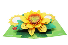 Load image into Gallery viewer, Shine bright like sunflowers - 3D Pop Up Card
