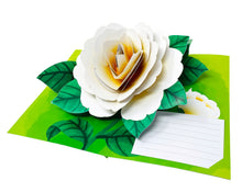 Load image into Gallery viewer, White Camellia Gorgeous Flower - WOW 3D Pop Up Greeting Card