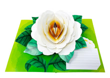 Load image into Gallery viewer, White Camellia Gorgeous Flower - WOW 3D Pop Up Greeting Card