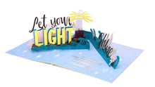 Load image into Gallery viewer, Let Your Light Shine - WOW 3D Pop Up Greeting Card