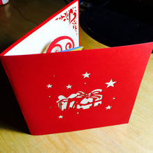 Load image into Gallery viewer, Birthday Gift Box - Pop Up Card - Pop Up Cards - Handmade Card - WOWPaperArt