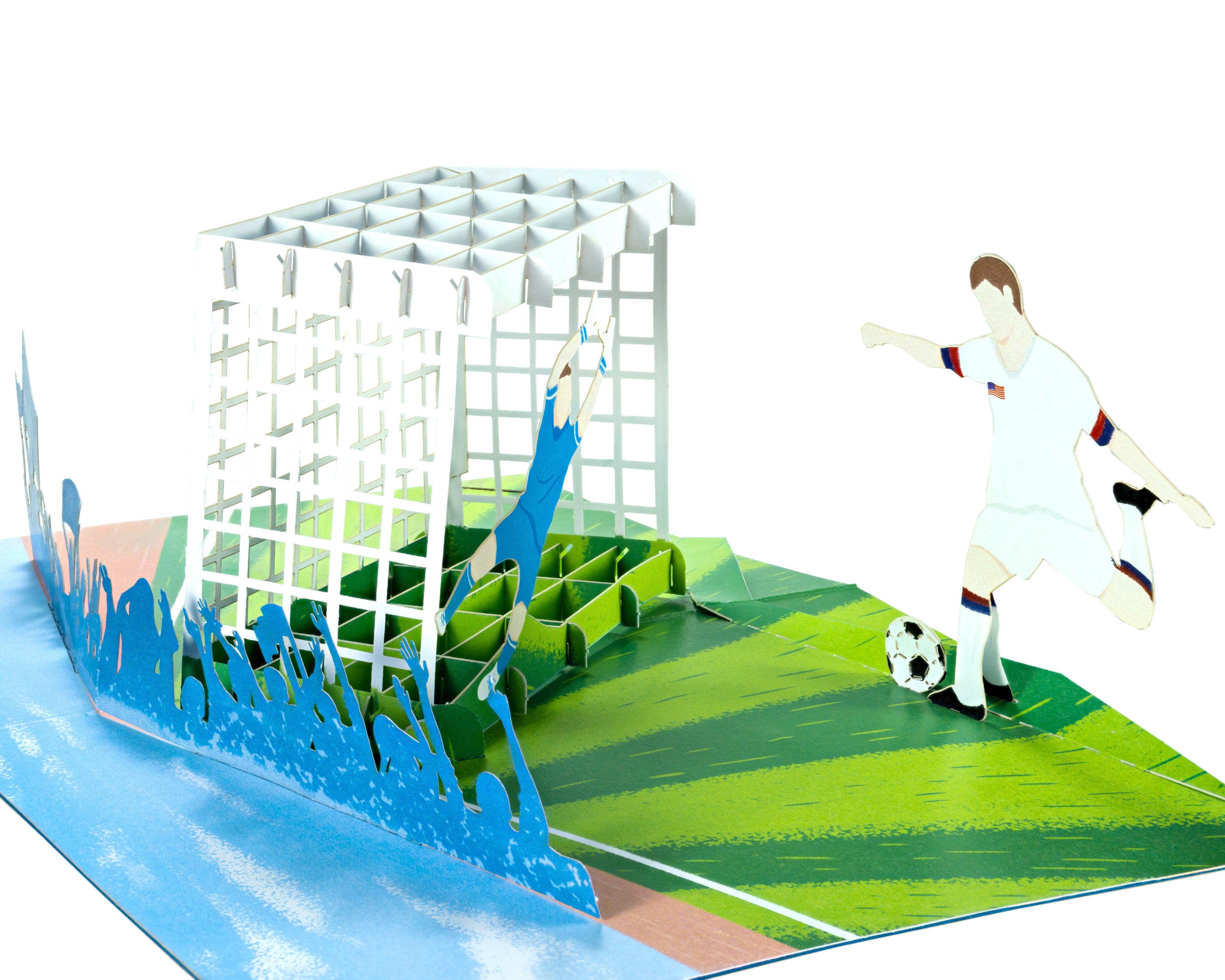 Soccer Player - 3D Pop Up Greeting Card for All Occasions – WOW Pop Up Card