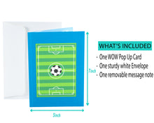 Load image into Gallery viewer, Soccer Player - WOW 3D Pop Up Greeting Card
