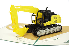 Load image into Gallery viewer, Excavator - WOW 3D Pop Up Greeting Card
