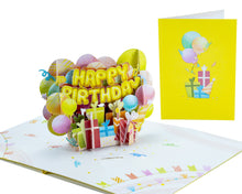 Load image into Gallery viewer, Happy Birthday Giftboxes &amp; Balloons - Birthday | Anniversary