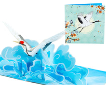 Load image into Gallery viewer, Crane - WOW 3D Color Pop Up Card