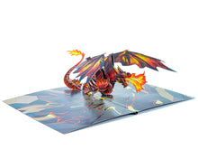 Load image into Gallery viewer, Inferno Legendary Dragon - 3D Pop Up Greeting Card