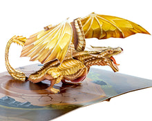 Load image into Gallery viewer, Mountain Legendary Dragon - 3D Pop Up Greeting Card