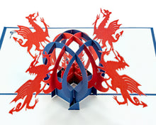 Load image into Gallery viewer, Welsh Dragon - WOW 3D Pop Up Card