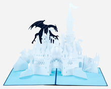 Load image into Gallery viewer, Dragon Castle - 3D Pop Up Greeting Card