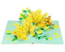 Load image into Gallery viewer, Yellow Garden Daisy - WOW 3D Pop Up Greeting Card