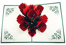 Load image into Gallery viewer, Red Tulip Flower - Pop Up Card