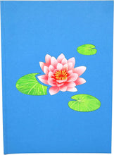 Load image into Gallery viewer, Water Lily - WOW 3D Pop Up Greeting Card