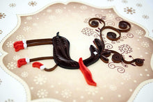 Load image into Gallery viewer, Reindeer Quilling Card