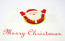 Load image into Gallery viewer, Santa Claus Quilling Card