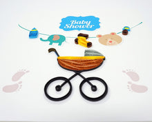 Load image into Gallery viewer, Baby Shower Quilling Card