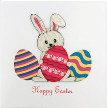 Load image into Gallery viewer, Easter Rabbit Quilling Card